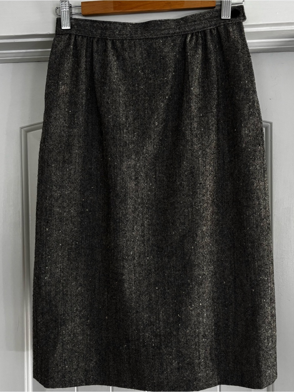 Pendleton Charcoal Tweed Pencil Skirt